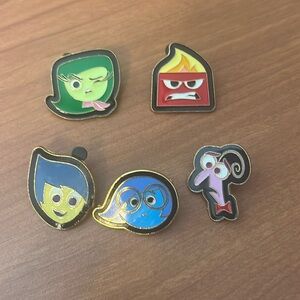 Disney Inside Out Trading Pins.  Lot of 5 pins.